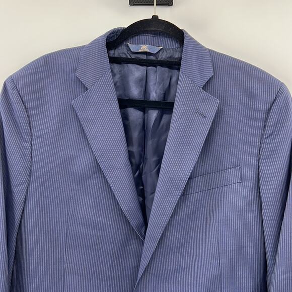 Brooks Brothers 346 Regent Fit Pinstripe Blazer 100% Wool - Navy - 42R - Picture 2 of 10
